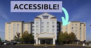 Fairfield Inn and Suites - Newark, NJ - Accessible and Standard Room Tours | Cruise Port Hotel