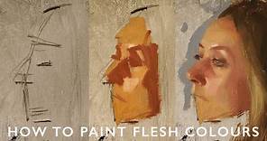 How to Paint Flesh Colours Using the Zorn Palette