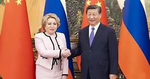 Xi meets Russian Federation Council Speaker Valentina Matviyenko