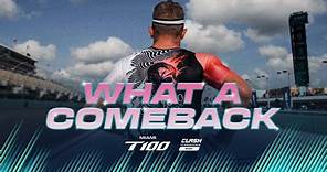 One of the Great Race Comebacks | Sam Long - Miami T100