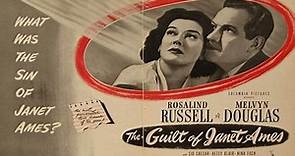 ASA 🎥📽🎬 The Guilt Of Janet Ames (1947) a film directed by Henry Levin with Rosalind Russell, Melvyn Douglas, Sid Caesar, Betsy Blair, Nina Foch