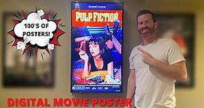 DIGITAL MOVIE POSTER /DISPLAY ALL YOUR FAVOURITE MOVIE POSTERS!