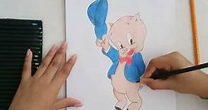 Cómo dibujar a Porky/ How to draw a Porky