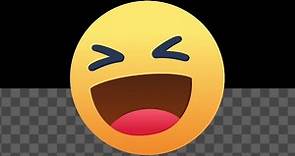 Facebook Reaction HaHa Laughing Emoji | transparent background