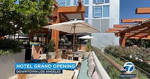 Hilton opens luxury brand Conrad hotel designed by Frank Gehry in downtown Los Angeles