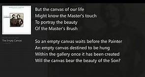 The Empty Canvas (with Lyrics) John Michael Talbot and Terry Talbot/The Painter