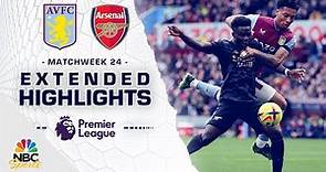 Aston Villa v. Arsenal | PREMIER LEAGUE HIGHLIGHTS | 2/18/2023 | NBC Sports