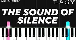 Disturbed / Simon & Garfunkel - The Sound of Silence | EASY Piano Tutorial