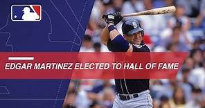 Watch Edgar Martinez's career highlights after election to HOF