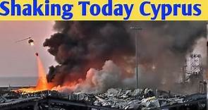 Cyprus Earthquake today || CCTV footage Earthquake in Cyprus