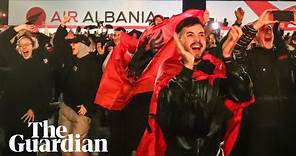 'A beautiful thing': Albania fans celebrate qualification for Euro 2024