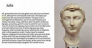 Julia Major and The Moral Agenda of Augustus