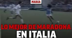 Por esto Maradona es Dios en Nápoles: sus hipnotizantes mejores jugadas en Italia I MARCA