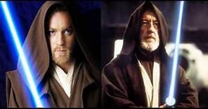 Ewan McGregor spot on Alec Guinness mannerisms as Obi-Wan