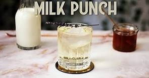 Clarified Milk - How To Make The Best Crystal Clear Milk Punch Recipe | With & Without Alcohol