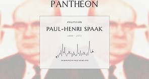 Paul-Henri Spaak Biography - Belgian politician (1899–1972)