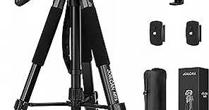 JOILCAN Tripod Camera Tripods, 74" Tripod for Camera Cell Phone Video Recording, Heavy Duty Tall Camera Tripod Stand, Professional Travel DSLR Tripods Compatible with Canon iPhone, Max Load 15 LB