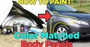 How to Paint a Vehicle Fender with Spray Paint - Cheap & Easy!