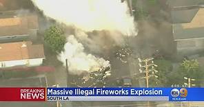 At Least 9 Injured In Illegal Fireworks Explosion In South LA