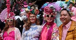 Easter Parade and Bonnet Festival On Fifth Avenue In NY, USA