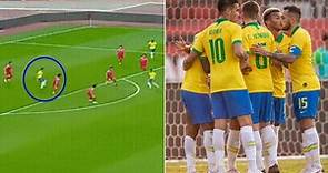 Así fueron los goles de Rodrygo y Reinier con Brasil Sub23: brillante pared en el área...