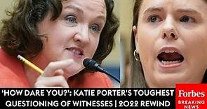 ‘How Dare You’: Katie Porter's Toughest Questioning Of Witnesses | 2022 Rewind