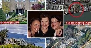 Dianne Feinstein leaves stunning properties to her, billionaire husband’s feuding kids
