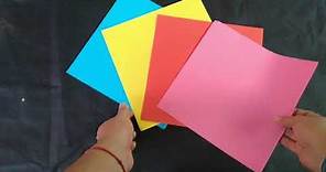 Aprendamos a hacer sombrilla de papel fácil | Manualidades para niños
