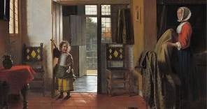 El dormitorio. Pieter de Hooch