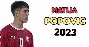 17 Years-Old Matija Popovic - The Serbian Talent - Skills & Goals 2023