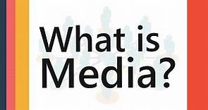 What is Media | Definition Meaning Explained | Media & Mass Communication Terms || SimplyInfo.net