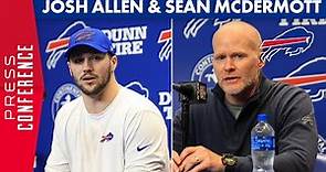 Sean McDermott And Josh Allen On Damar Hamlin’s Progress | Buffalo Bills