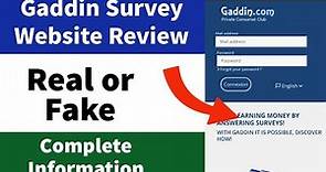 Gaddin Real or Fake | Gaddin Surveys Reviews |Withdrawal Proof | Gaddin.com Review | Scam