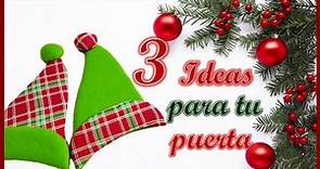 3 LINDOS ADORNOS NAVIDEÑOS PARA LA PUERTA O PARED / Manualidad de navidad / Christmas crafts to sell