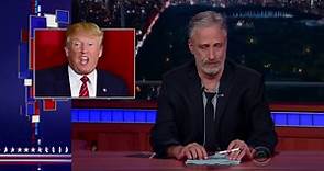 Jon Stewart Goes Full 'Daily Show' on the GOP's Love of Trump