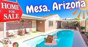 AFFORDABLE Mesa Arizona Home with PRIVATE POOL For Sale | Mister Rogers Homes