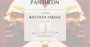 Battista Farina Biography - Italian automobile designer 1896–1966