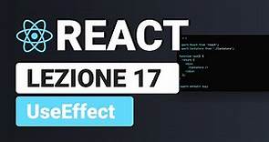 Utilizzo di useEffect - React Tutorial Italiano 17