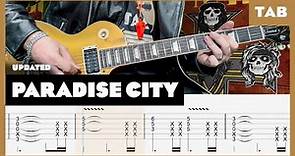 Guns N’ Roses - Paradise City - Guitar Tab (Remake) | Lesson | Cover | Tutorial