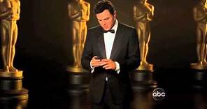 Oscars Promo: Seth MacFarlane Checks Twitter