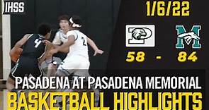 Pasadena at Pasadena Memorial - 2022 Basketball Highlights