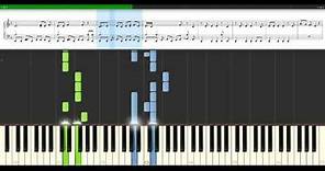 Adele - Rumour has it [Piano Tutorial] Synthesia