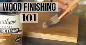 Finishing School 101: The Basics of Finishing Wood
