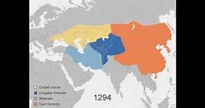 Growth of the Mongol Empire, 1206-1294 ✔
