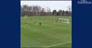 Doncaster Rovers manager Grant McCann scores sensational goal in training – video