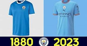 La evolución de las camisetas del Manchester City 2022 |Todas las camisetas del Man City 2022/23