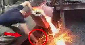 5 Molten Metal Accidents Caught on Security Cameras & CCTV