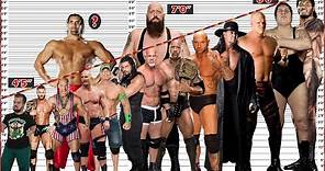 WWE Male Wrestlers Height comparison 2022