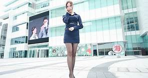 [4K] 新買的韓版緊身長袖襯衫窄裙搭配有好看嗎-宋采晴