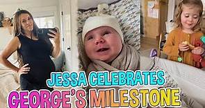 Jessa Duggar Celebrates Baby George's Milestone | Heartwarming Moments and Birth Story